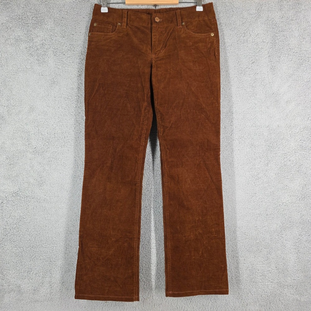 J. Crew Women's Size 4R Brown Corduroy Favorite Fit Pants Boot Cut‎